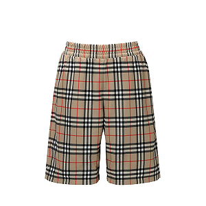 Шорты BURBERRY CHECK PATTERN SHORTS XL - Фото 1