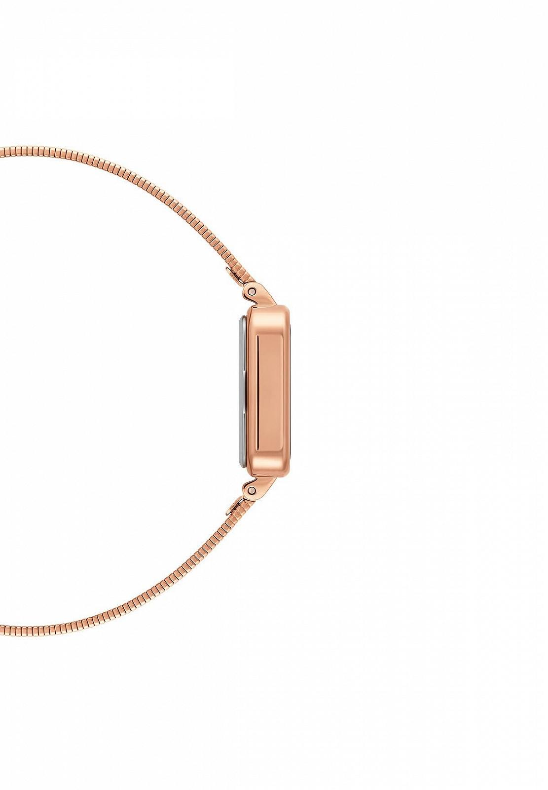 Часы Квадро Daniel Wellington Серебристый нержавеющая сталь (316L), Розовое Золото, DW00100517, фото №3 Часы Квадро Daniel Wellington Серебристый нержавеющая сталь (316L), Розовое Золото, DW00100517, фото №3