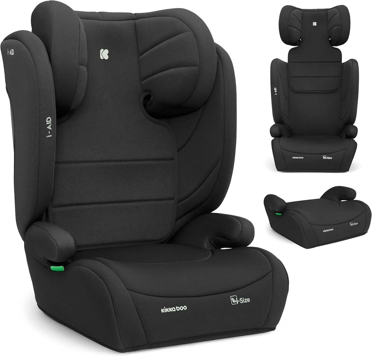 Детское автокресло KikkaBoo i-AID i-Size/100-150 см/Черное, фото №1 Детское автокресло KikkaBoo i-AID i-Size/100-150 см/Черное, фото №1
