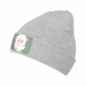 Вязаная шапка BROLEO с изображением милого ягненка, мягкая - Фото 1