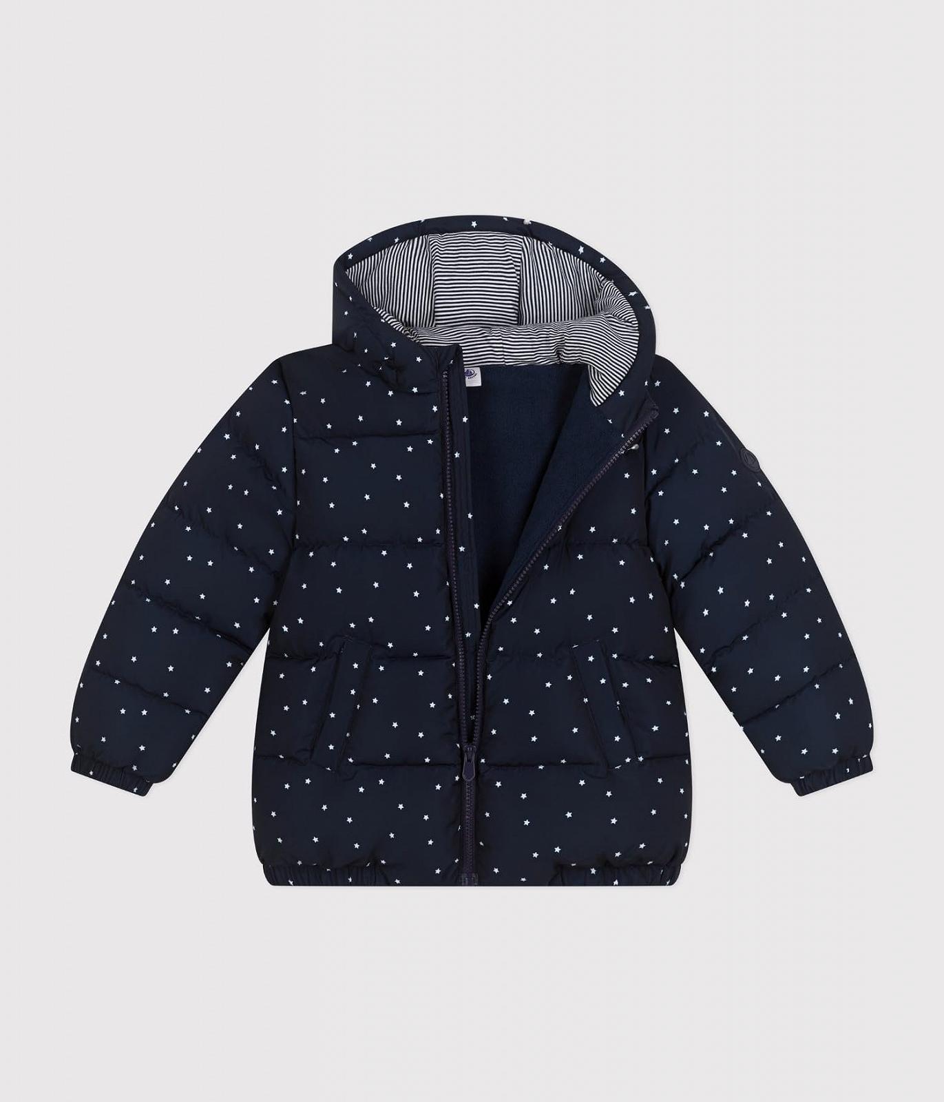 Пуховик Petit Bateau с длинными рукавами для девочек, фото №2