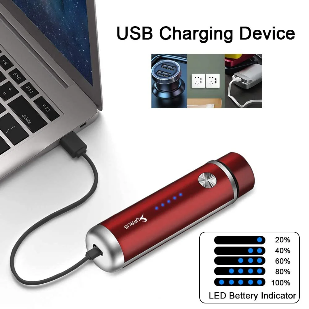Електробритва SUPRUS USB акумуляторна LED-індикатор Червоний, фото №6