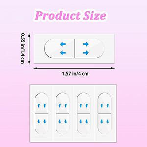 Тейп для обличчя Sibba, 160 шт, невидимі ліфтинг-стрічки, миттєва підтяжка synthetic.ua - Фото 1