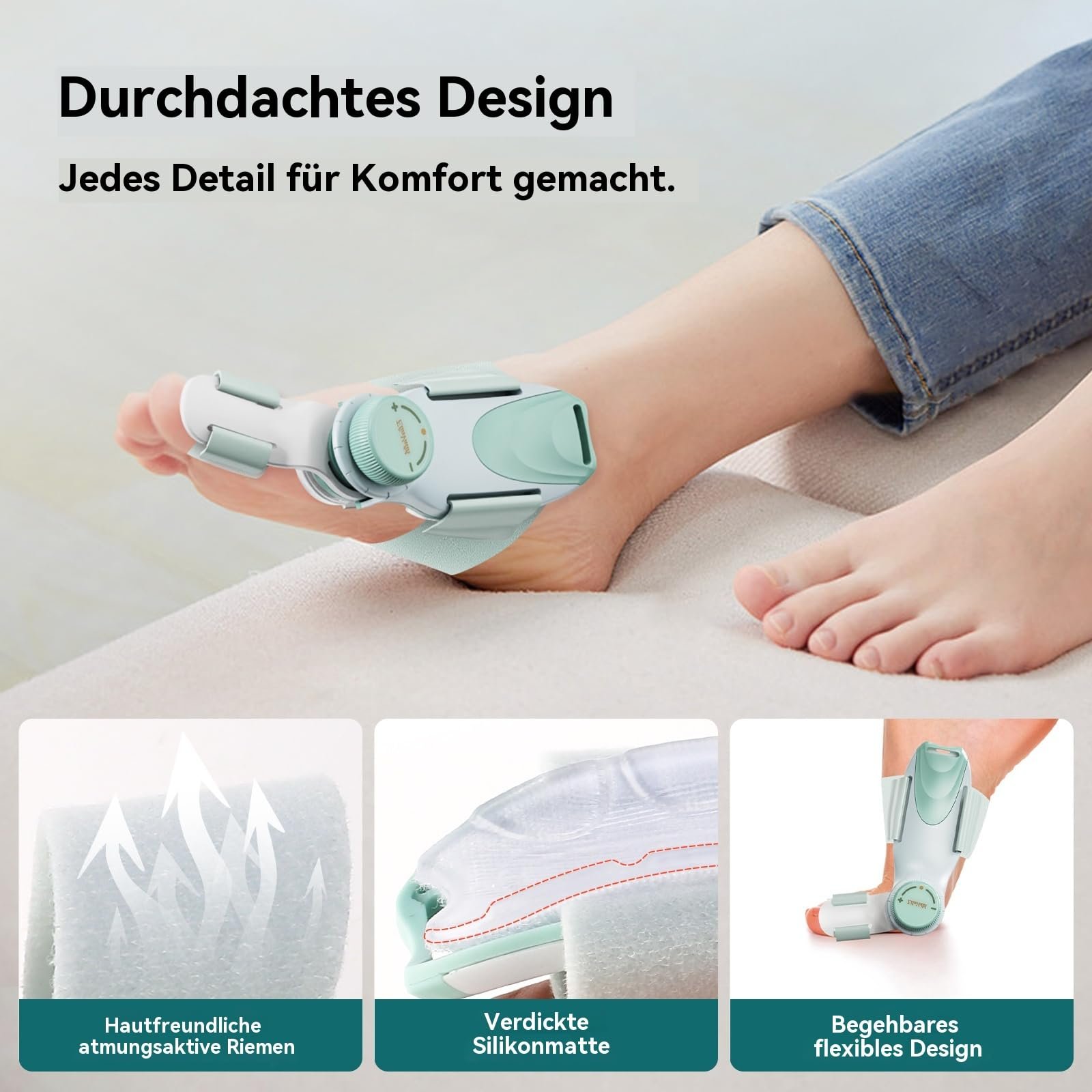 Шина для корекції Hallux Valgus EliaValth Регульований коректор кісточки з поворотним регулятором, фото №4 Шина для корекції Hallux Valgus EliaValth Регульований коректор кісточки з поворотним регулятором, фото №4