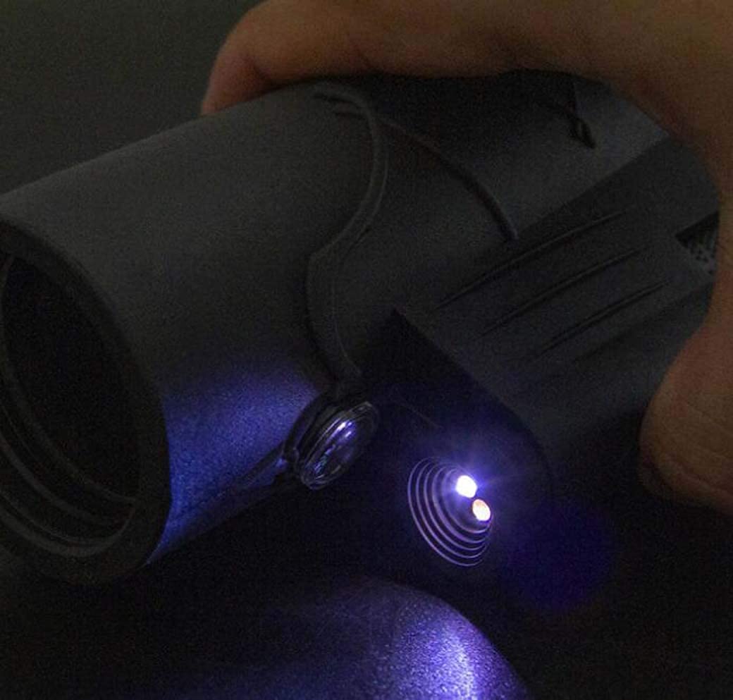 Монокуляр Multifunction 12x50 LED Ширококутний Компас Телескоп з великим окуляром, фото №4