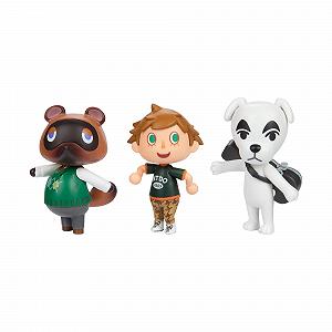 Фігурки Jakks Pacific Nintendo Animal Crossing 6 см, набір з 3 штук - Фото 1