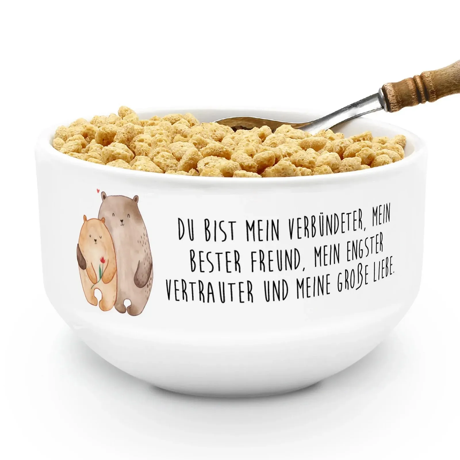 Миска для завтрака Mr. & Mrs. Panda Bears Love, фото №3