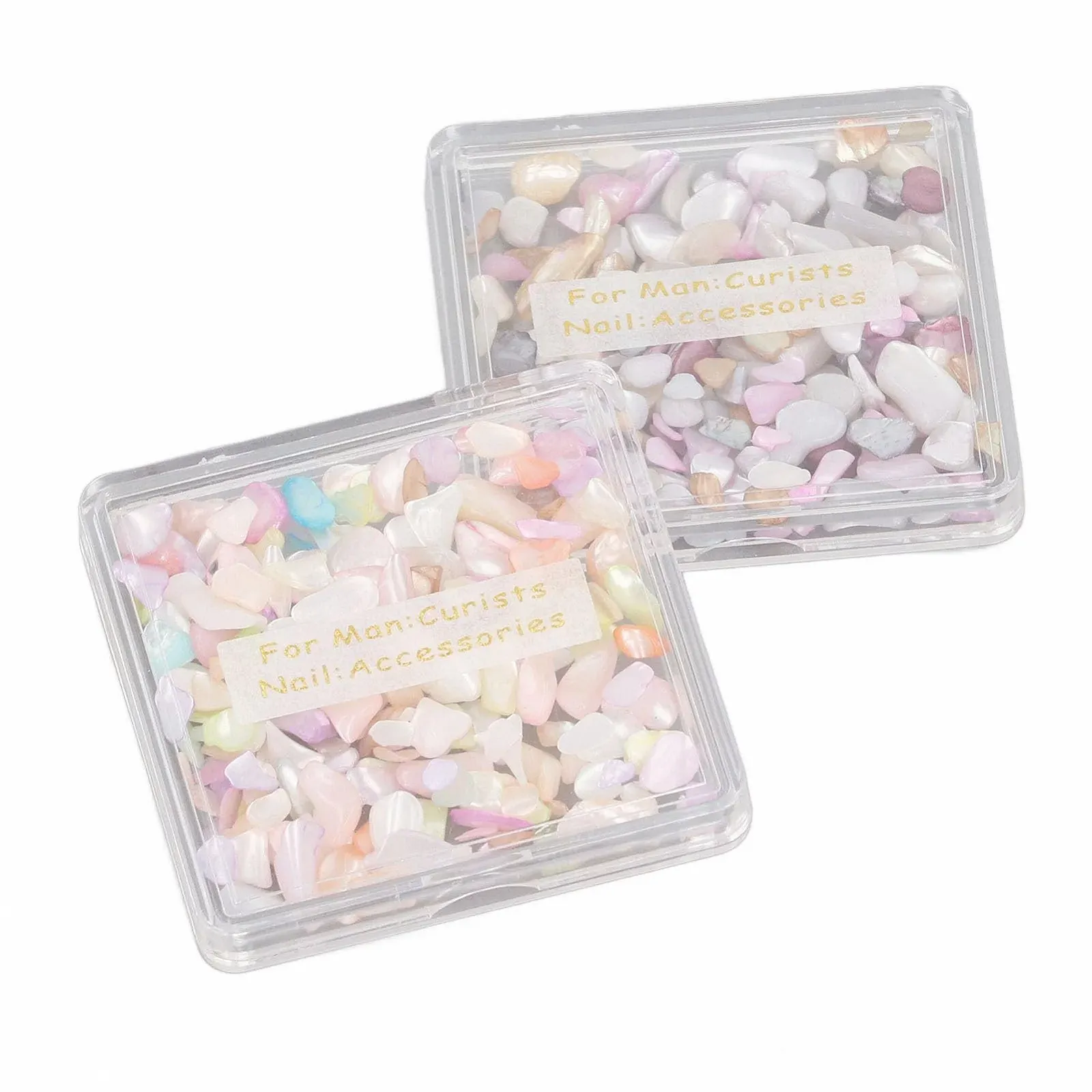 Прикраса для нігтів 2 коробки мушлі шайби підвіски для нігтів кольорові блискітки аксесуари для УФ-гель DIY, фото №2 Прикраса для нігтів 2 коробки мушлі шайби підвіски для нігтів кольорові блискітки аксесуари для УФ-гель DIY, фото №2