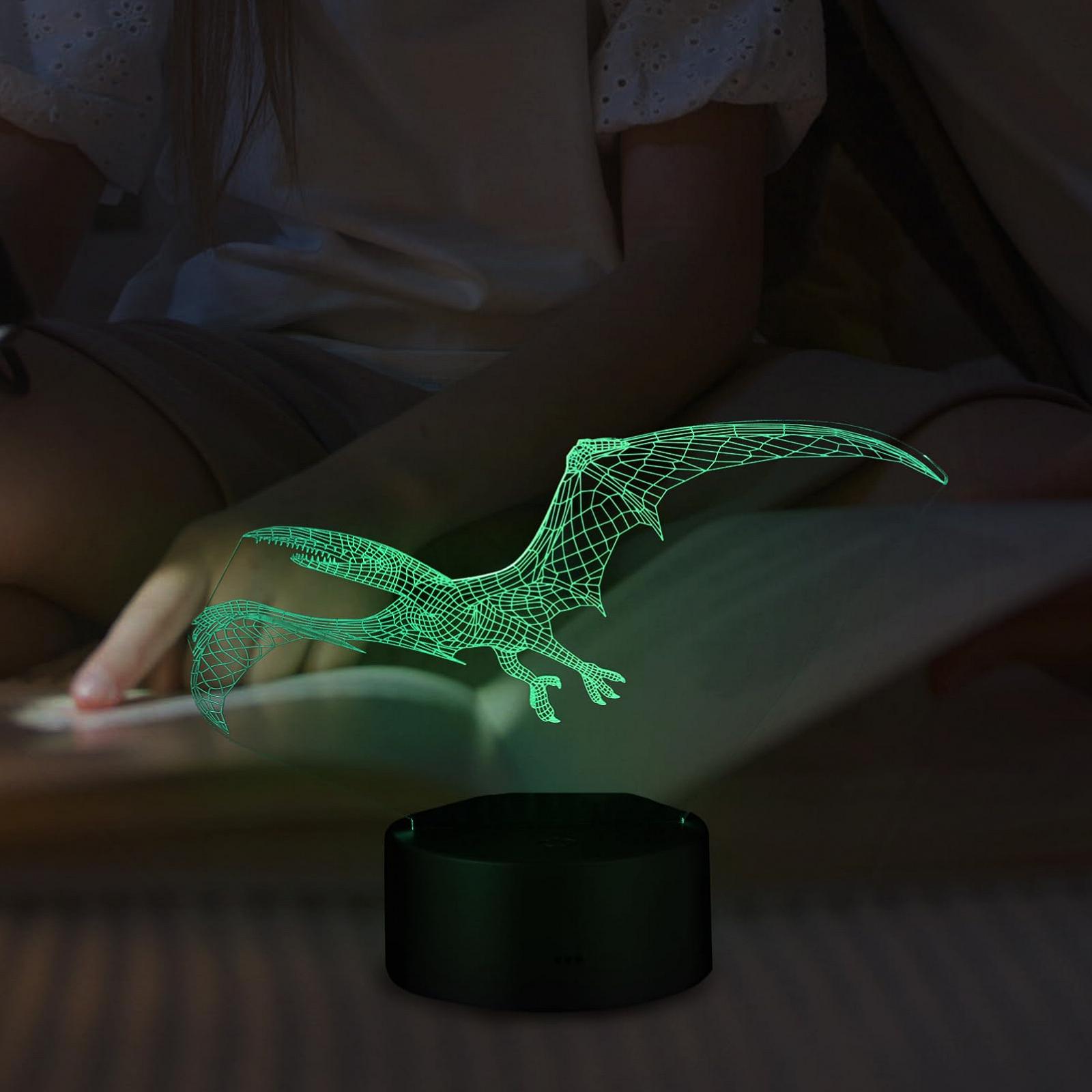 Ночник Mikikit Игрушки Динозавр Акрил, фото №5 Ночник Mikikit Игрушки Динозавр Акрил, фото №5