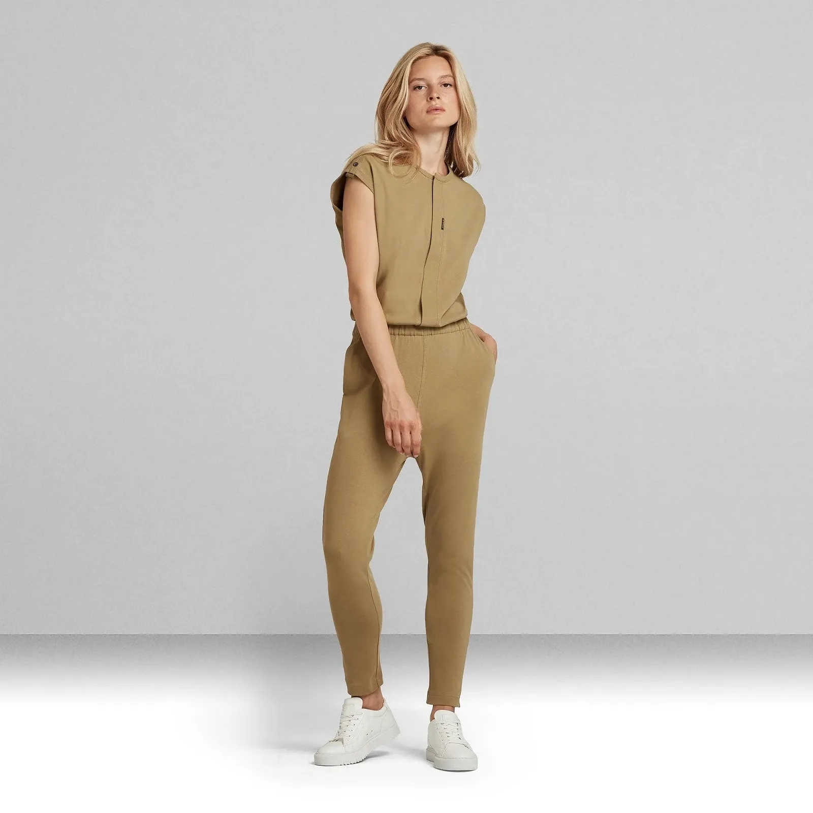 Жіночий комбінезон G-Star Snap Button Jumpsuit Fresh Army Green - XL, фото №1
