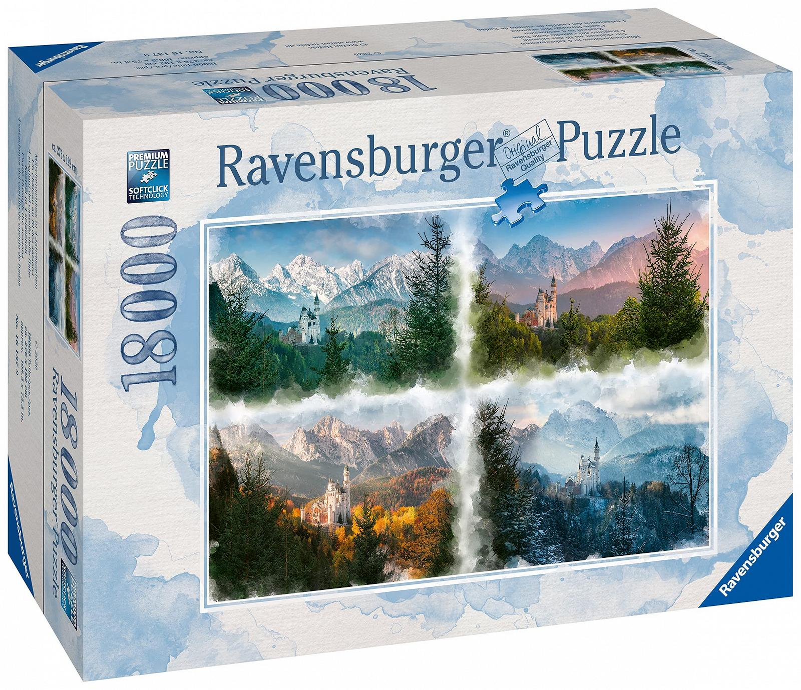 Пазл Ravensburger 16137 Fairy Tale Castle in 4 Seasons 18000 элементов от 14 лет, фото №3 Пазл Ravensburger 16137 Fairy Tale Castle in 4 Seasons 18000 элементов от 14 лет, фото №3
