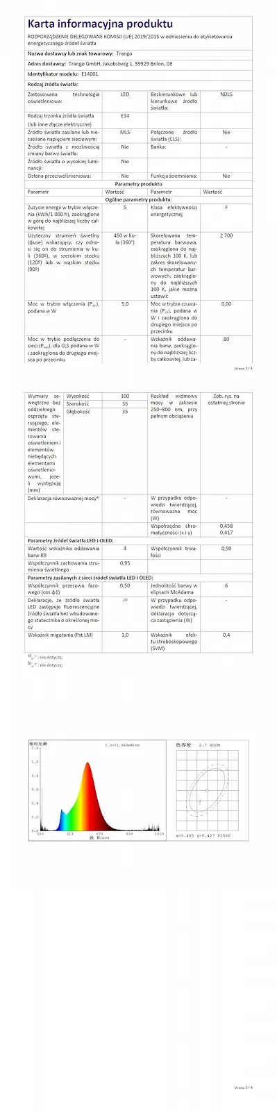 Настільна лампа Trango 2017-21C-L LED сенсорна з бежевим скляним абажуром E14 5 Вт 2700 К Бежевий, фото №10