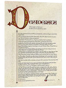 Картина на акриловому склі Posterlounge Desiderata II Dirk H. Wendt 50 x 70 см Бежева - Фото 1