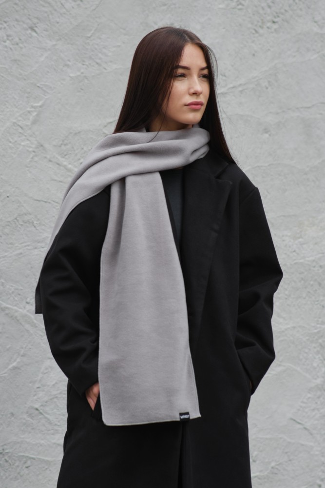 Флісовий шарф Without long gray, фото №4