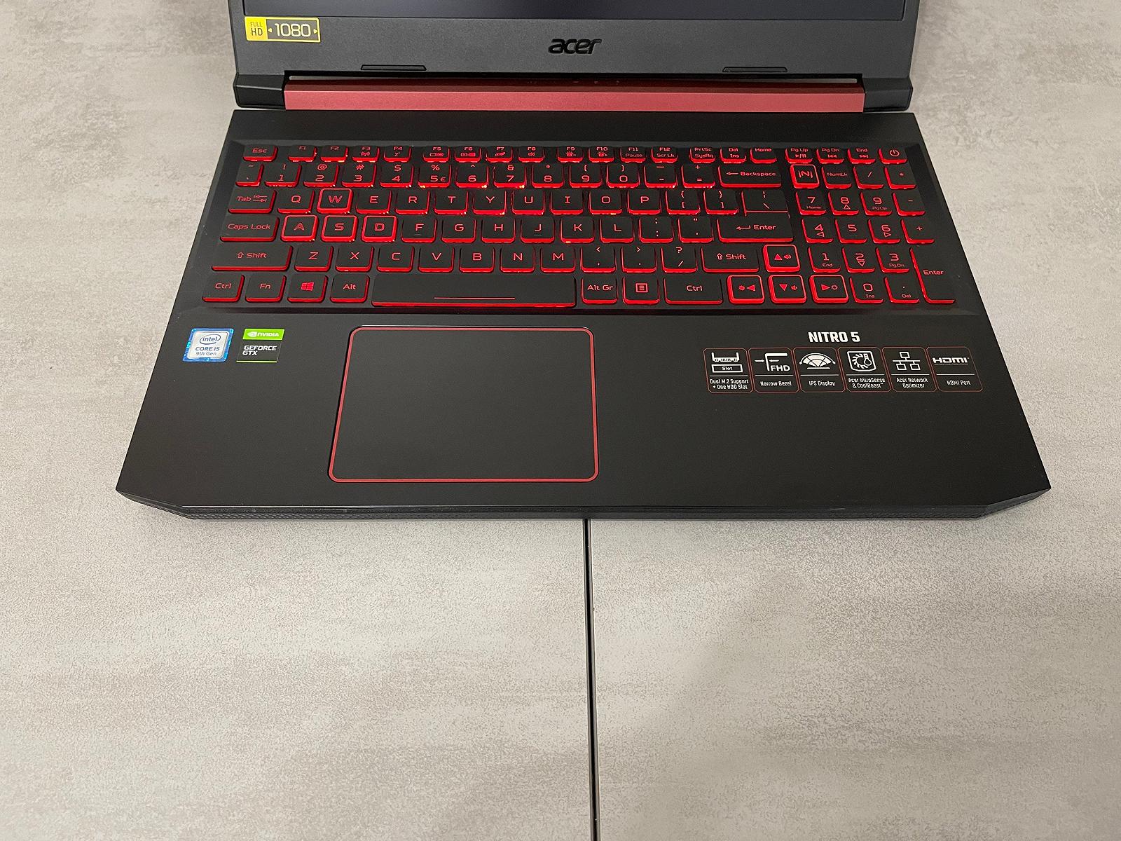 Ігровий ноутбук Acer Nitro AN515-54, 15,6" FHD IPS, i5-9300H, 16GB, 256GB+500GB, Nvidia GeForce GTX 1650 4GB + коробка, документи, фото №4