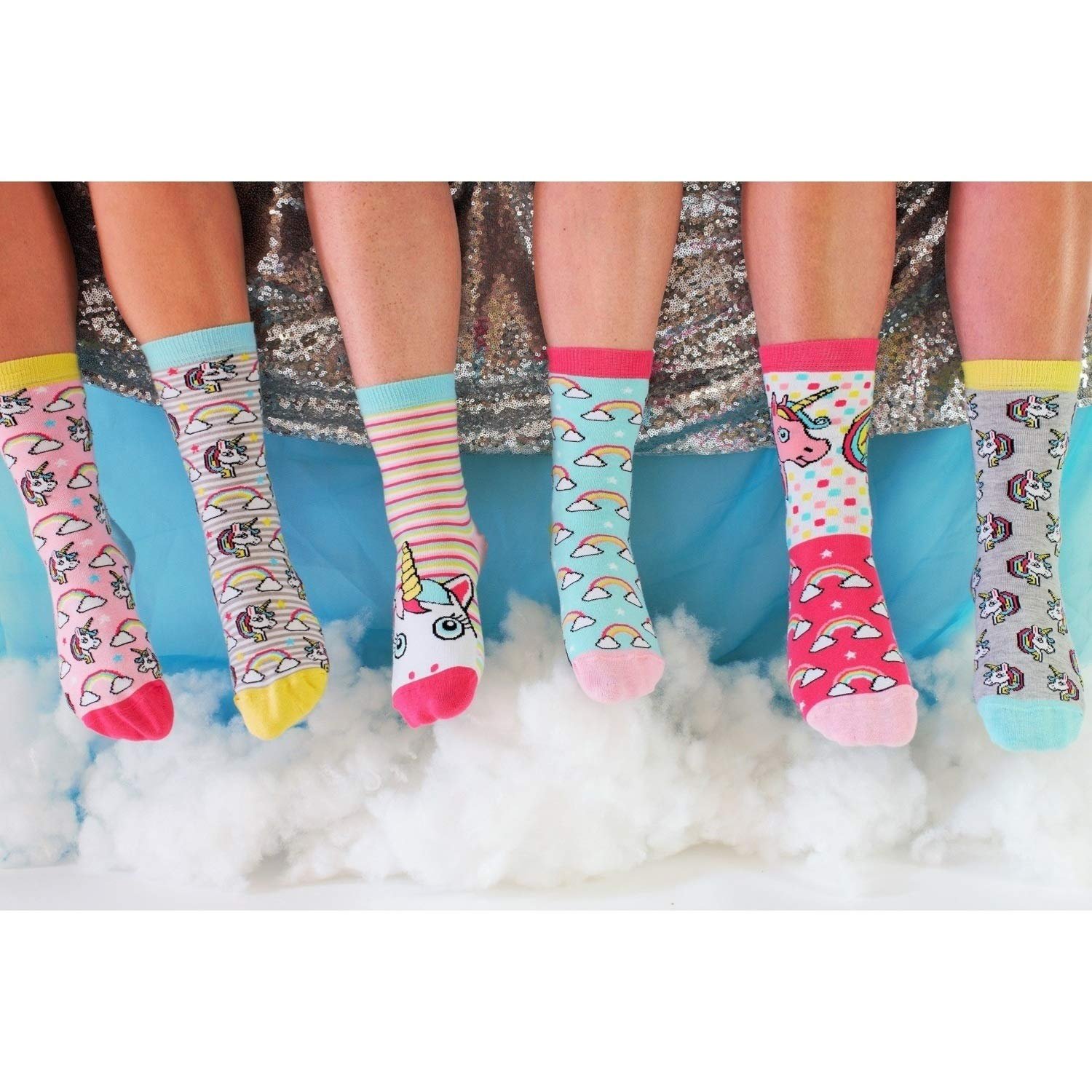 Носки Be a Unicorn Oddsocks Набор 6 шт. Размер 4-8 - Носки, фото №2