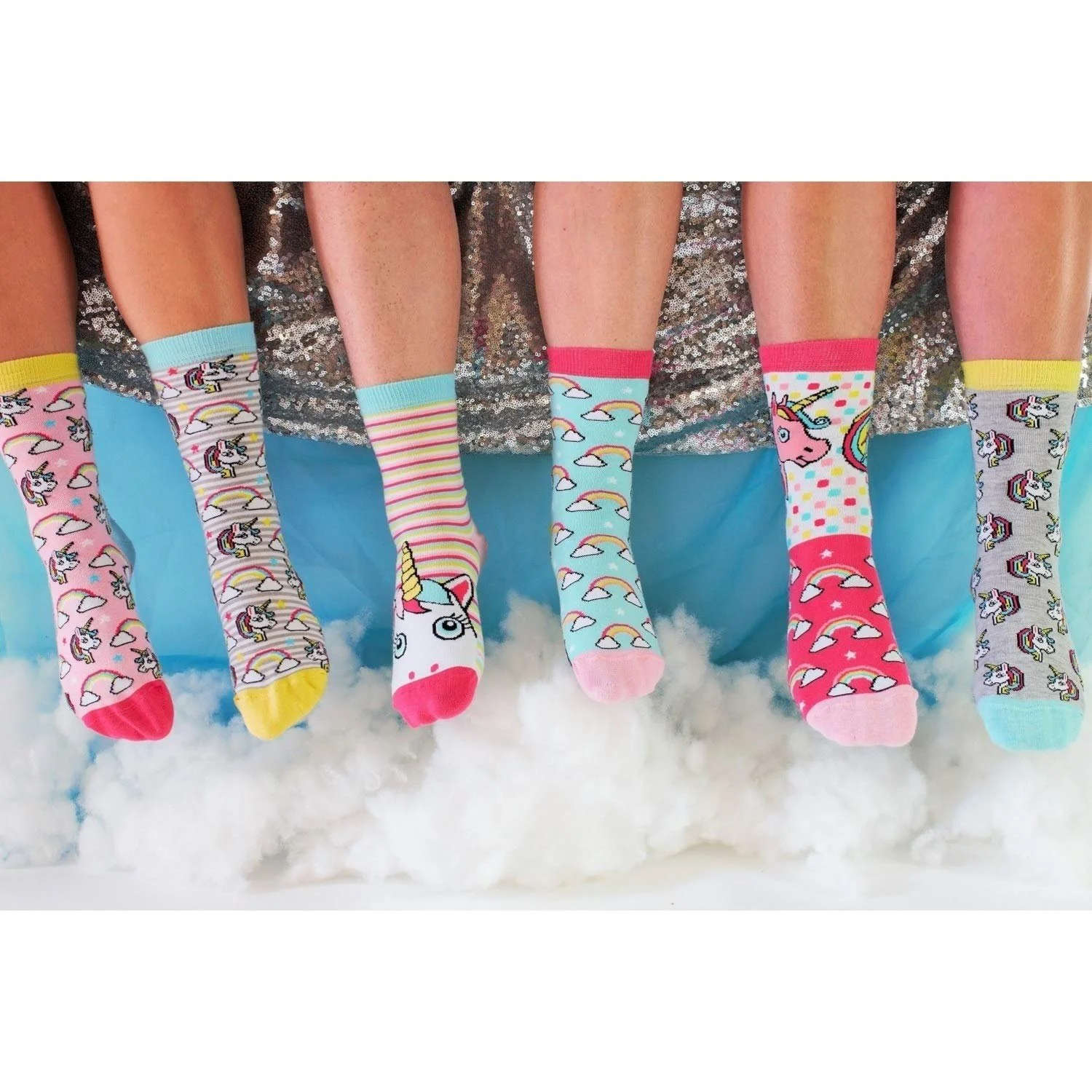 Носки Be a Unicorn Oddsocks Набор 6 шт. Размер 4-8 - Носки, фото №2