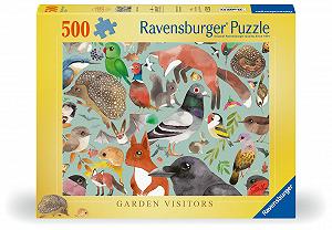 Пазл Ravensburger 12000658 Garden Visitors 500 деталей для дорослих та дітей від 12 років з тваринами synthetic.ua - Фото 1