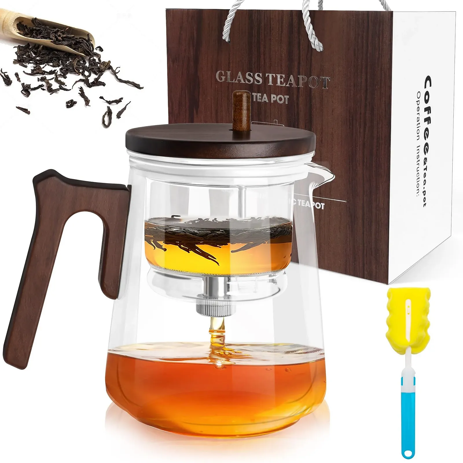 Чайник-заварник Enchanti Magic з функцією автоматичного відділення води, 800 мл, фото №1