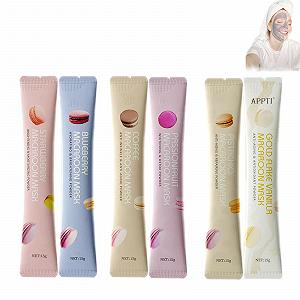 Маска для лица Mikabila 04 Jelly Mask Powder для ухода за лицом, мягкая маска-пленка, для очищения лица, натуральная косметика, спа-качество, для всех типов кожи, 6 штук в упаковке - Фото 1