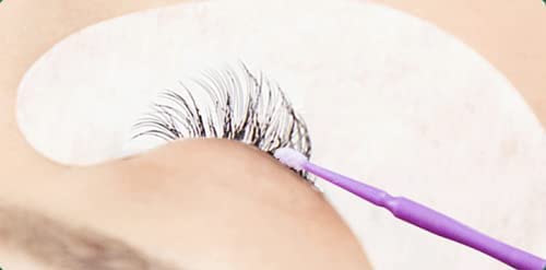Щіточки Chargenyang Disposable Micro Applicator Bendable Mascara Brushes Два кольори Діаметр головки: 2.0/1.5 мм 400 шт., фото №5