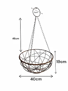 Подвесная корзина Bornhöft Iron Metal Basket 40 см Ржавчина/Патина цена на synthetic.ua - Фото 1 Подвесная корзина Bornhöft Iron Metal Basket 40 см Ржавчина/Патина synthetic.ua - Фото 1
