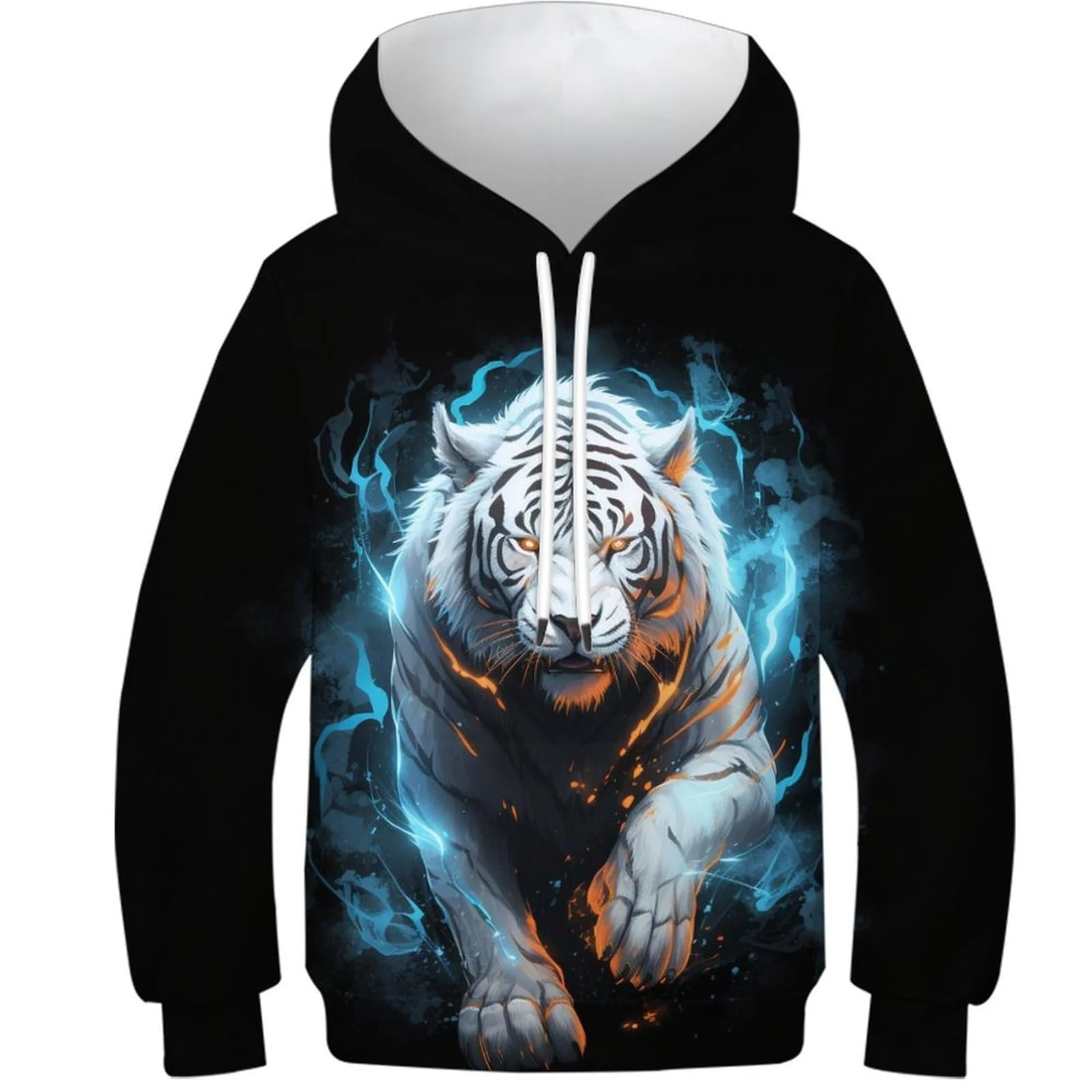 Худі Tiger KHHKJBVCE для дітей, підлітків, дівчаток і хлопчиків, 3D-друк, фото №1