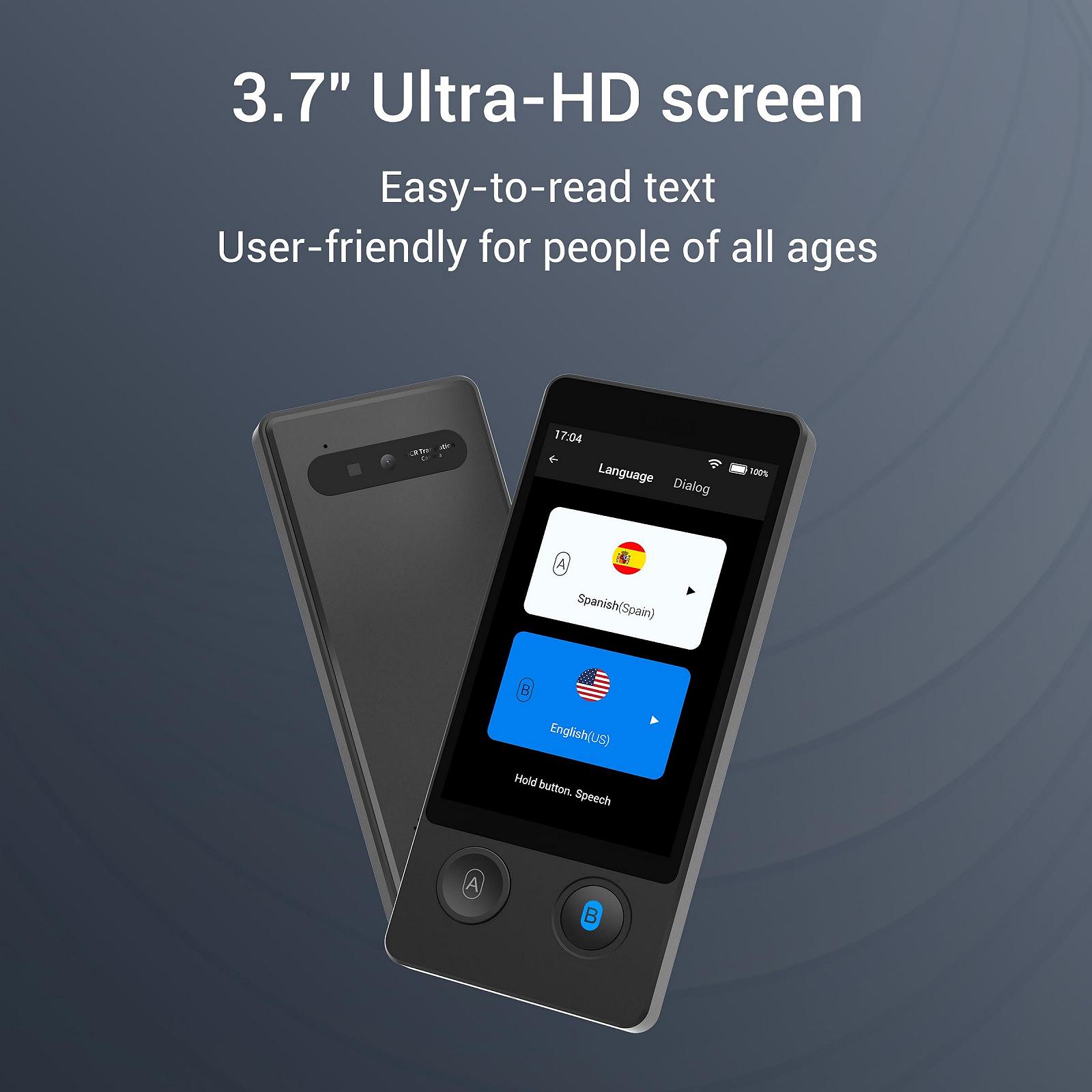 Устройство для устного перевода Anfier W12 Черный, фото №7