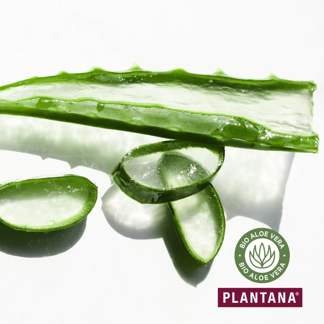 Крем для тела PLANTANA® Organic Aloe Vera 500 мл | Для сухой кожи | С витамином Е | Веганский | Справедливая торговля | Органическое выращивание | Дерматологически протестировано | Экономичный | Быстро впитывается, фото №3