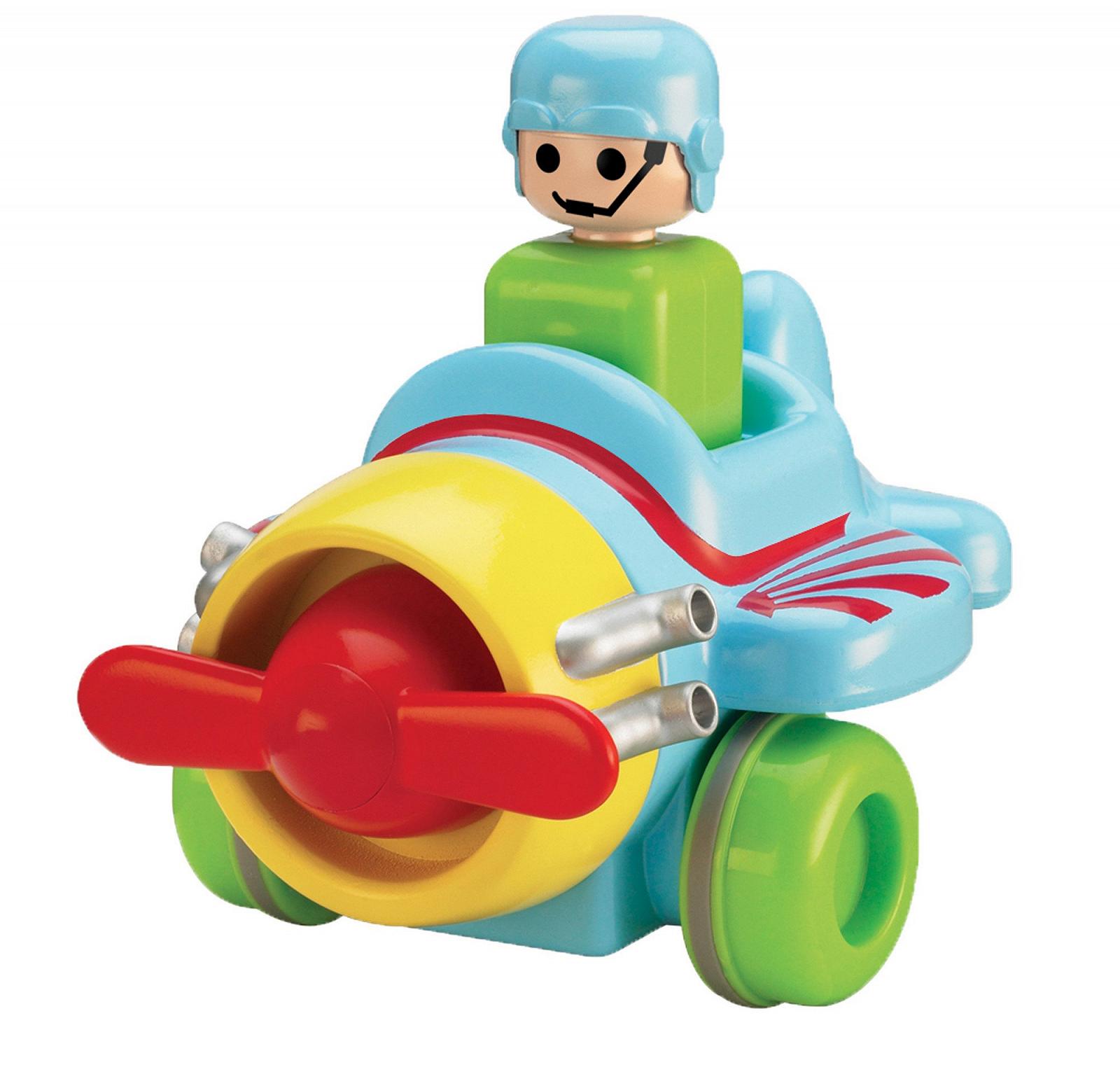 Игрушечный автомобиль TOMY Trane Roll Up оранжево-зеленый, фото №3