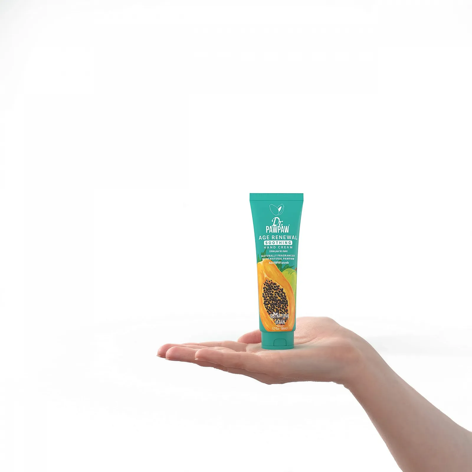 Крем для рук Dr.PAWPAW Age Renewal Заспокійливий З натуральним ароматом 50 мл Vegan, фото №2