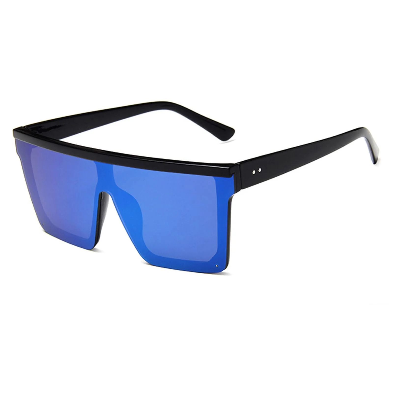 Сонцезахисні окуляри YAMEIZE Вінтажні Прямокутні Oversized Flat Top для Жінок Чоловіків Велика Оправа UV400 Захист, фото №1