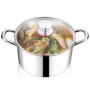 Купити Каструля HaWare 20 см Індукційна з 3-шарової нержавіючої сталі - Фото 1 Каструля HaWare 20 см Індукційна з 3-шарової нержавіючої сталі - Фото 1