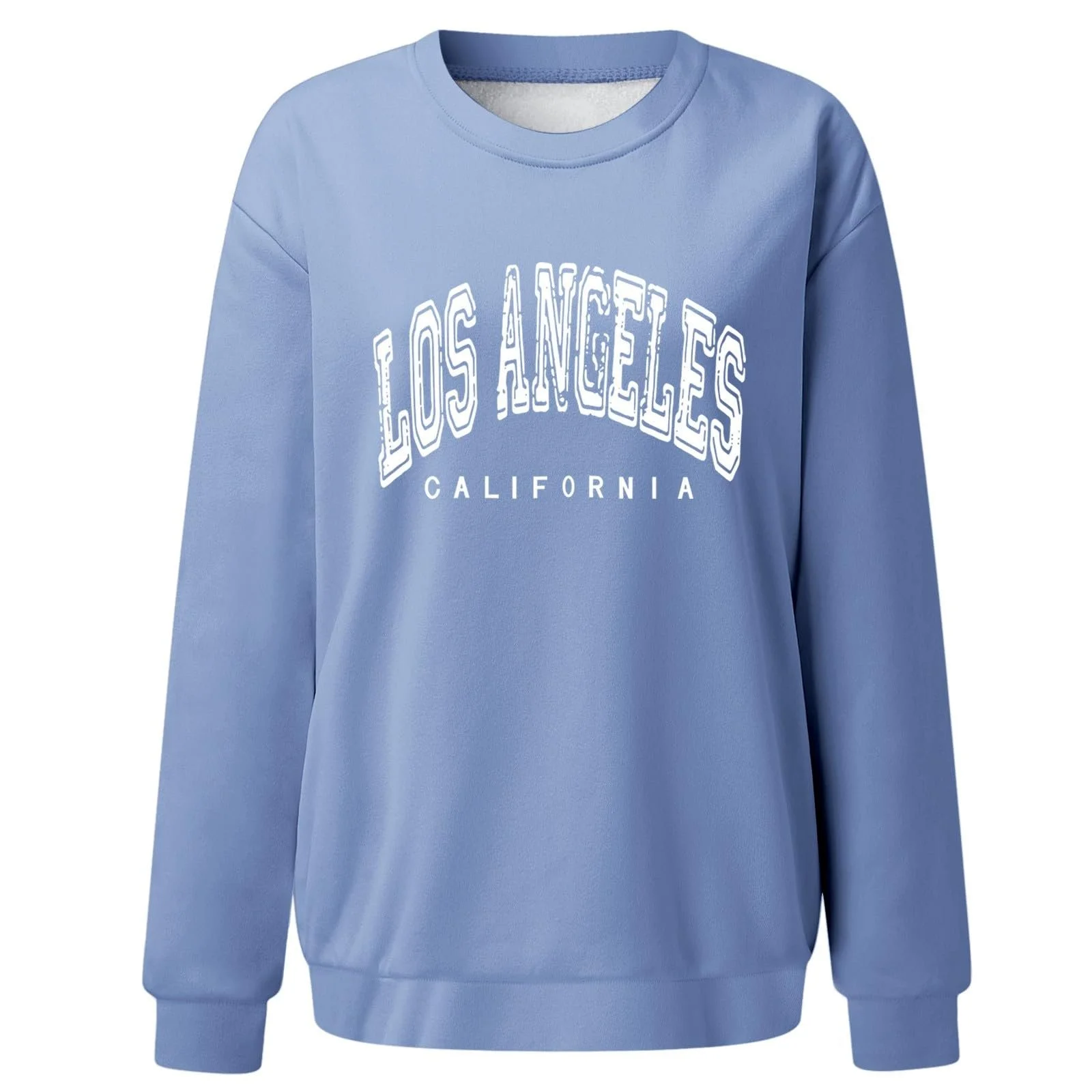 Женские свитшоты Los Angeles California с открытыми плечами, осенние, милые, повседневные, свободного кроя, с графическим принтом, с круглым вырезом, худи, для колледжа, модные, готические, 2025, большие свитшоты, фото №4