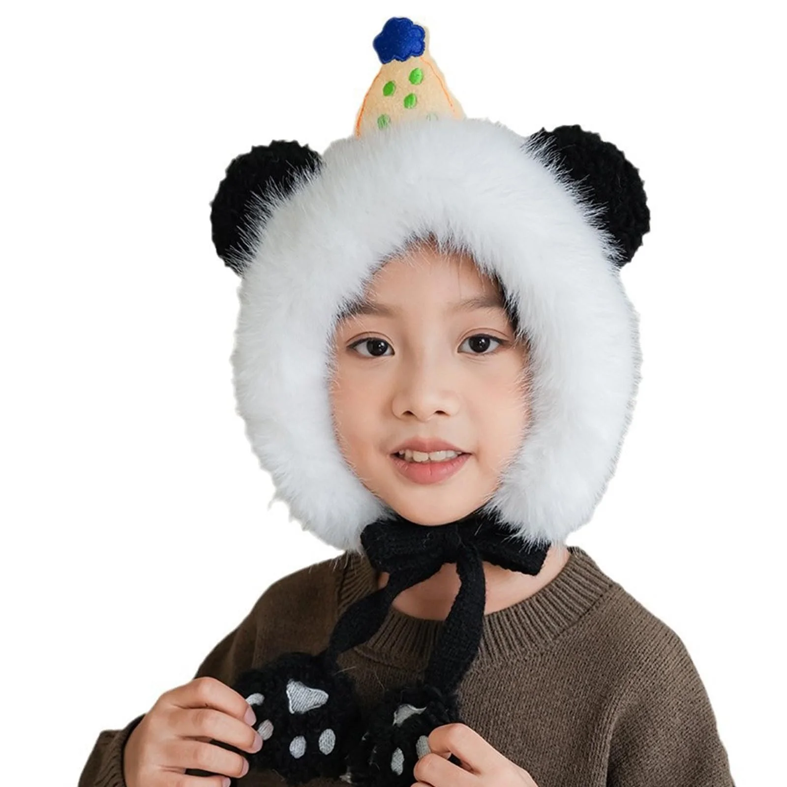 Шапка RETUOLWAG Плюшева Трикотажна Дитяча М'яка, фото №3