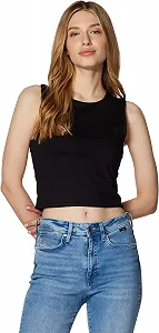 Женская футболка без рукавов MAVI SLEEVELESS TOP Black - XL - Фото 1