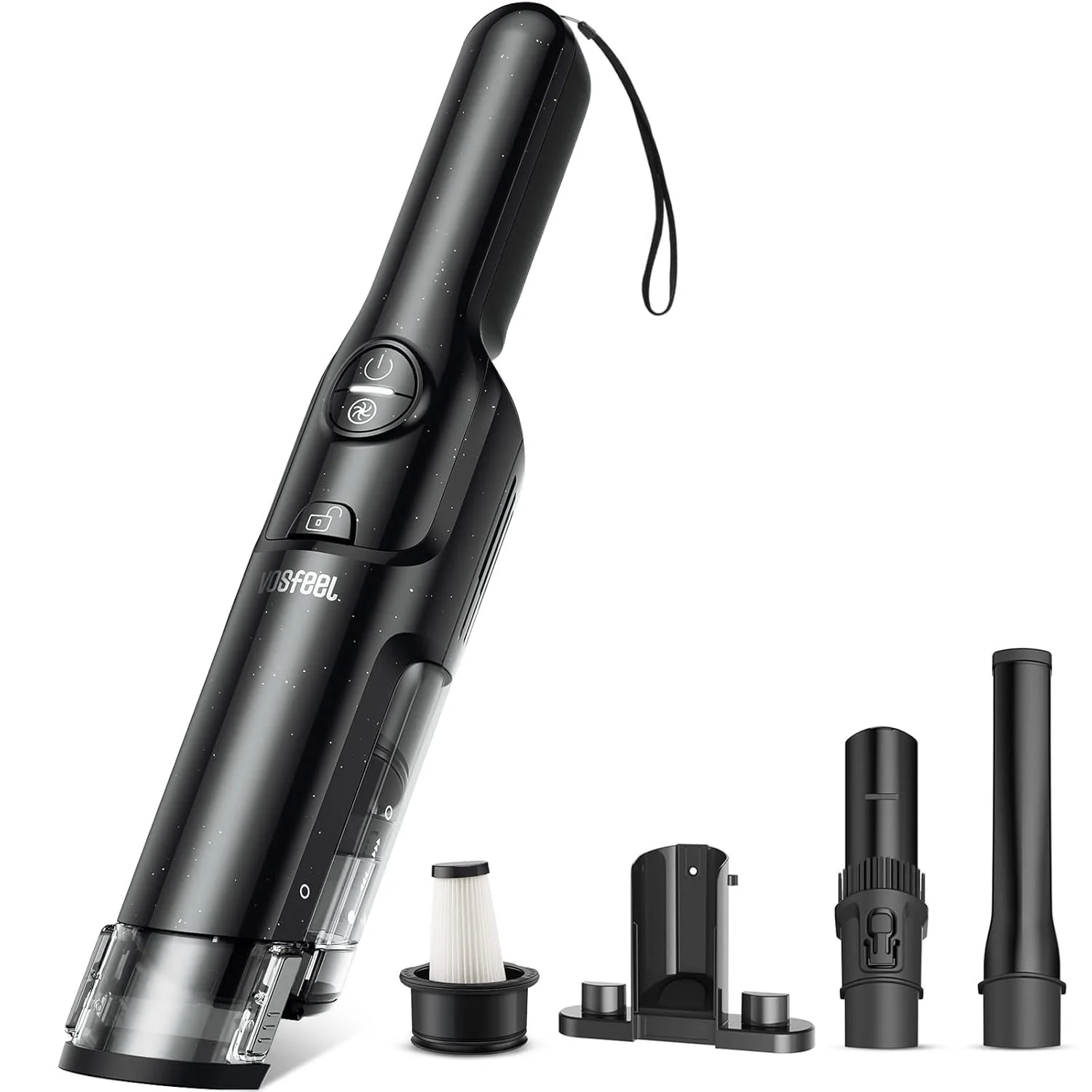 Акумуляторний пилосос VOSFEEL J10 HEPA 99.9% Black, фото №1 Акумуляторний пилосос VOSFEEL J10 HEPA 99.9% Black, фото №1