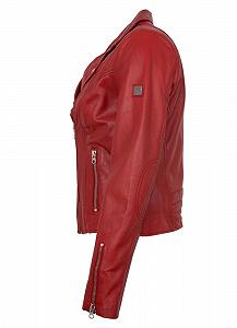 Куртка-косуха Otto Kern Женская из кожи ягненка Красная synthetic.ua - Фото 1