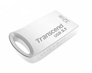 Купити USB-флеш-накопичувач Transcend JetFlash 32GB Сріблястий - Фото 1 USB-флеш-накопичувач Transcend JetFlash 32GB Сріблястий - Фото 1