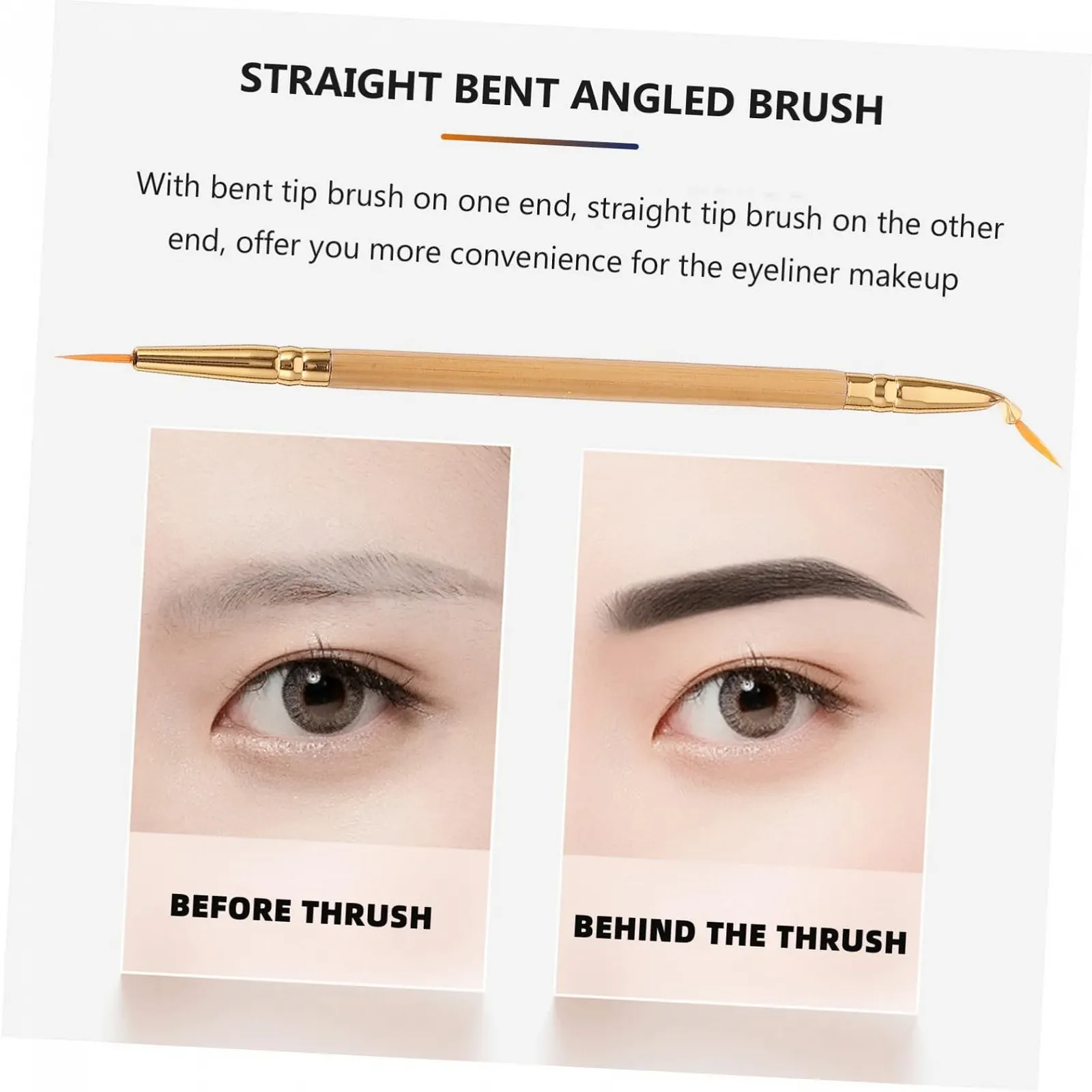 Подводка MAGICLULU Двойная бамбуковая кисть, фото №7