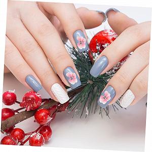 Украшения для ногтей (10 шт. в упаковке) Цветок Смола Розовый synthetic.ua - Фото 1