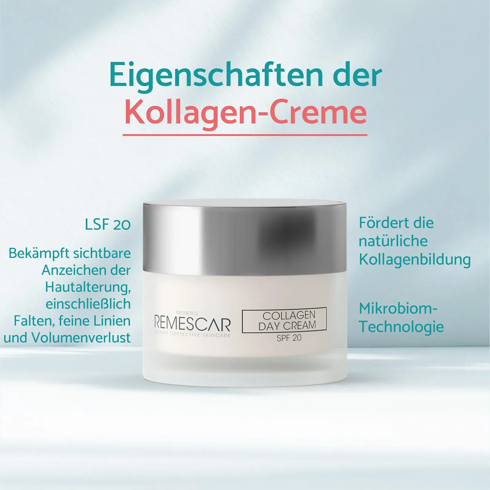 Денний крем Remescar Collagen SPF 20 омолоджувальний 50 мл, фото №6 Денний крем Remescar Collagen SPF 20 омолоджувальний 50 мл, фото №6