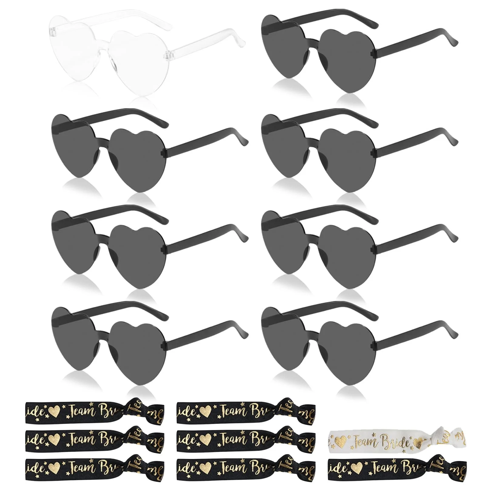 Солнцезащитные очки Сердцевидные JOKILY Разноцветные, фото №1