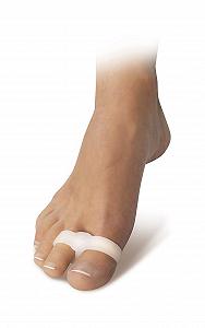 Коректор для пальців ніг Гелевий Подвійне кільце 2 шт. Запобігає тертю - Фото 1