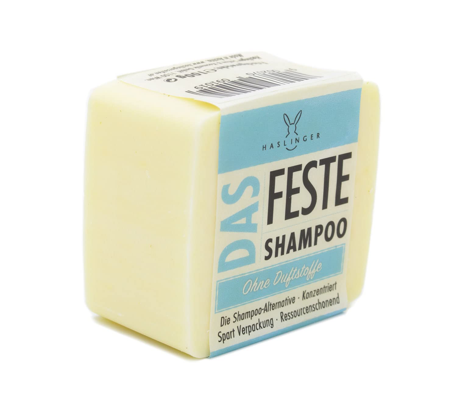 Твердий шампунь Haslinger Solid без ароматизаторів 100 г, фото №6