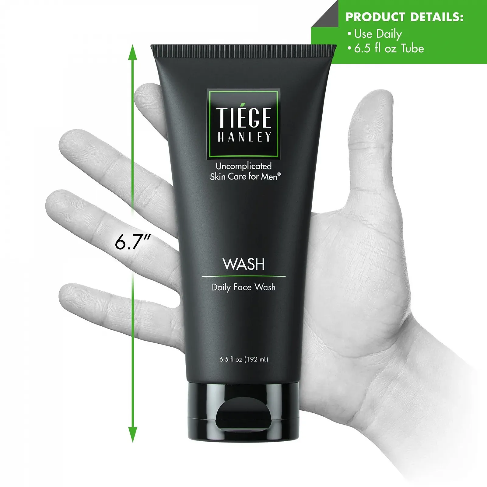 Засіб для щоденного вмивання Tiege Hanley для чоловіків, ніжний, без запаху, фото №6 Засіб для щоденного вмивання Tiege Hanley для чоловіків, ніжний, без запаху, фото №6