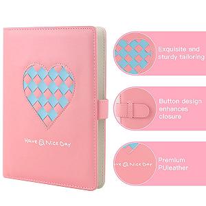 Фотоальбом Phoebe для Fujifilm Instax Mini 11/9/8/LiPlay 256 карманов 2 x 3 дюйма Темно-розовый synthetic.ua - Фото 1