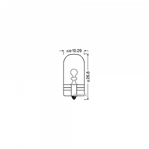 Лампа покажчика повороту OSRAM ORIGINAL 2845 для бічної установки - Фото 1