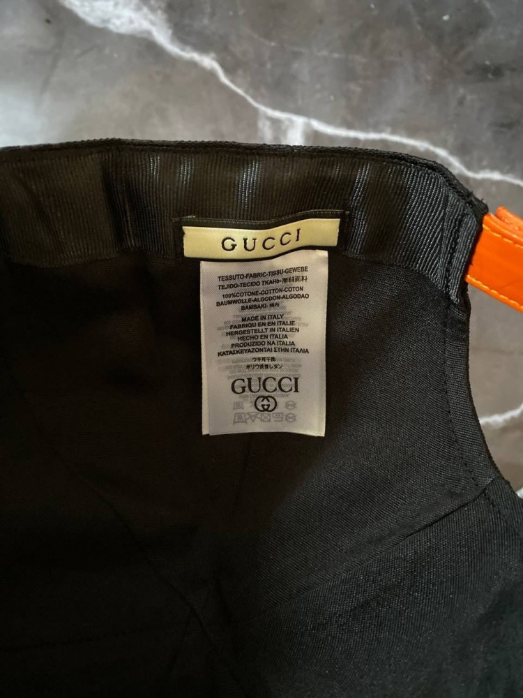 Кепка The north face x Gucci чорна, фото №3