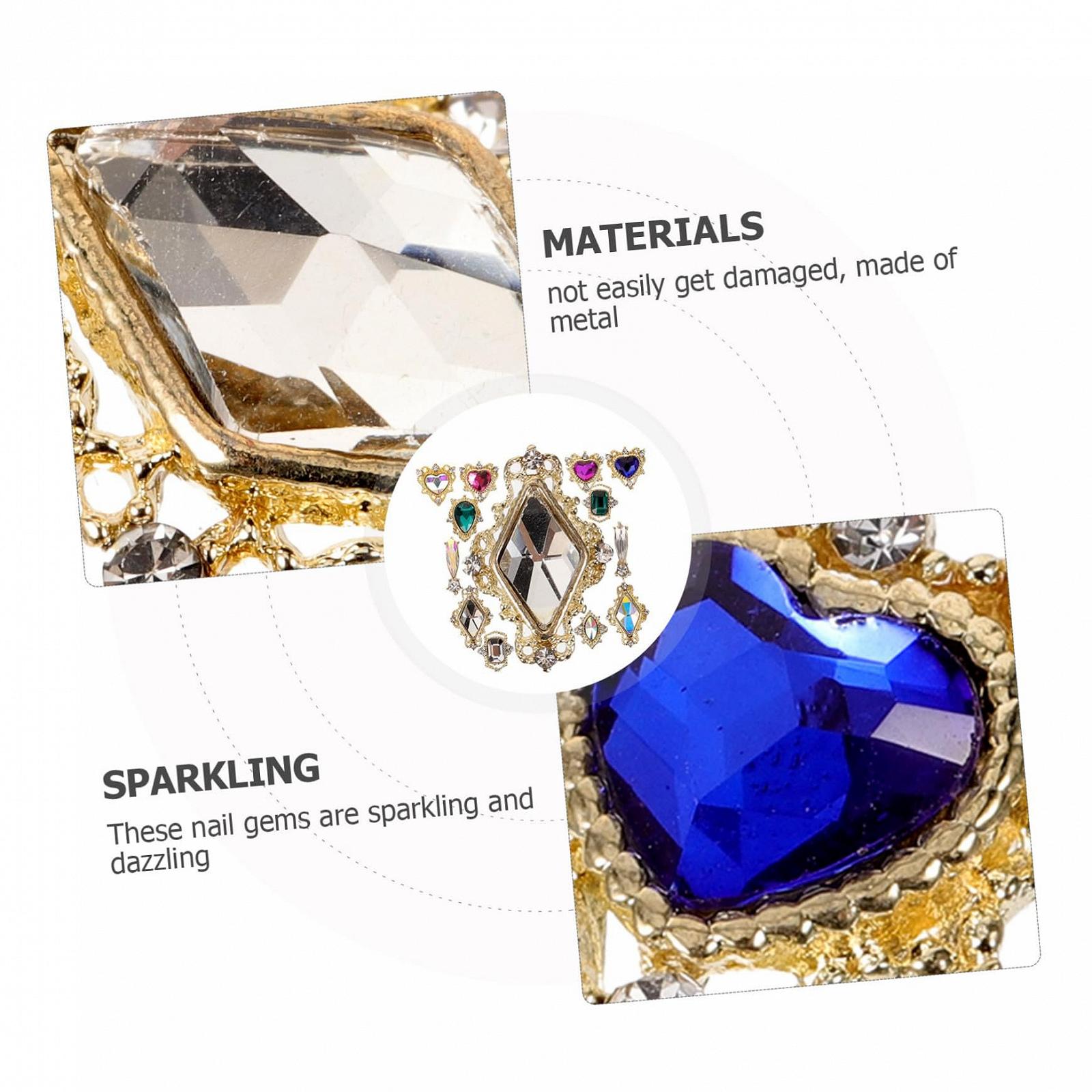 Підвіски для нігтів Healeved, 1 набір, велика кількість, фото №6